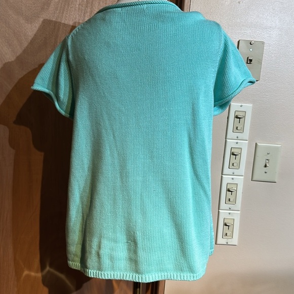 Heather b l Women's Aqua Knit Top - Picture 2 of 5